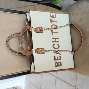 NWT ❗️ Ceeklein New York stylish beach tote large shoulder bag fancy handbag